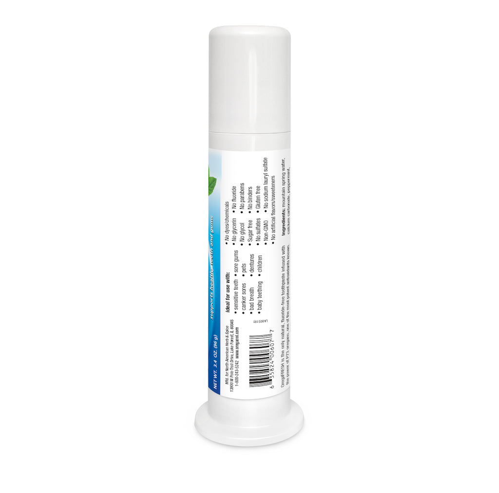 OregaFRESH - Flouride free toothpaste