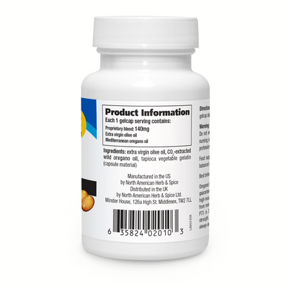 Super Strength Oreganol P73 Gelcaps - Oregano essential oil in vegan capsules