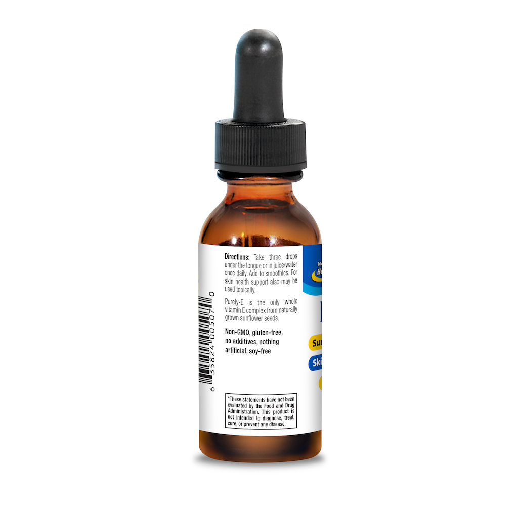 Vitamin E - Natural food source Purely-E Drops