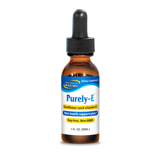 Vitamin E - Natural food source Purely-E Drops