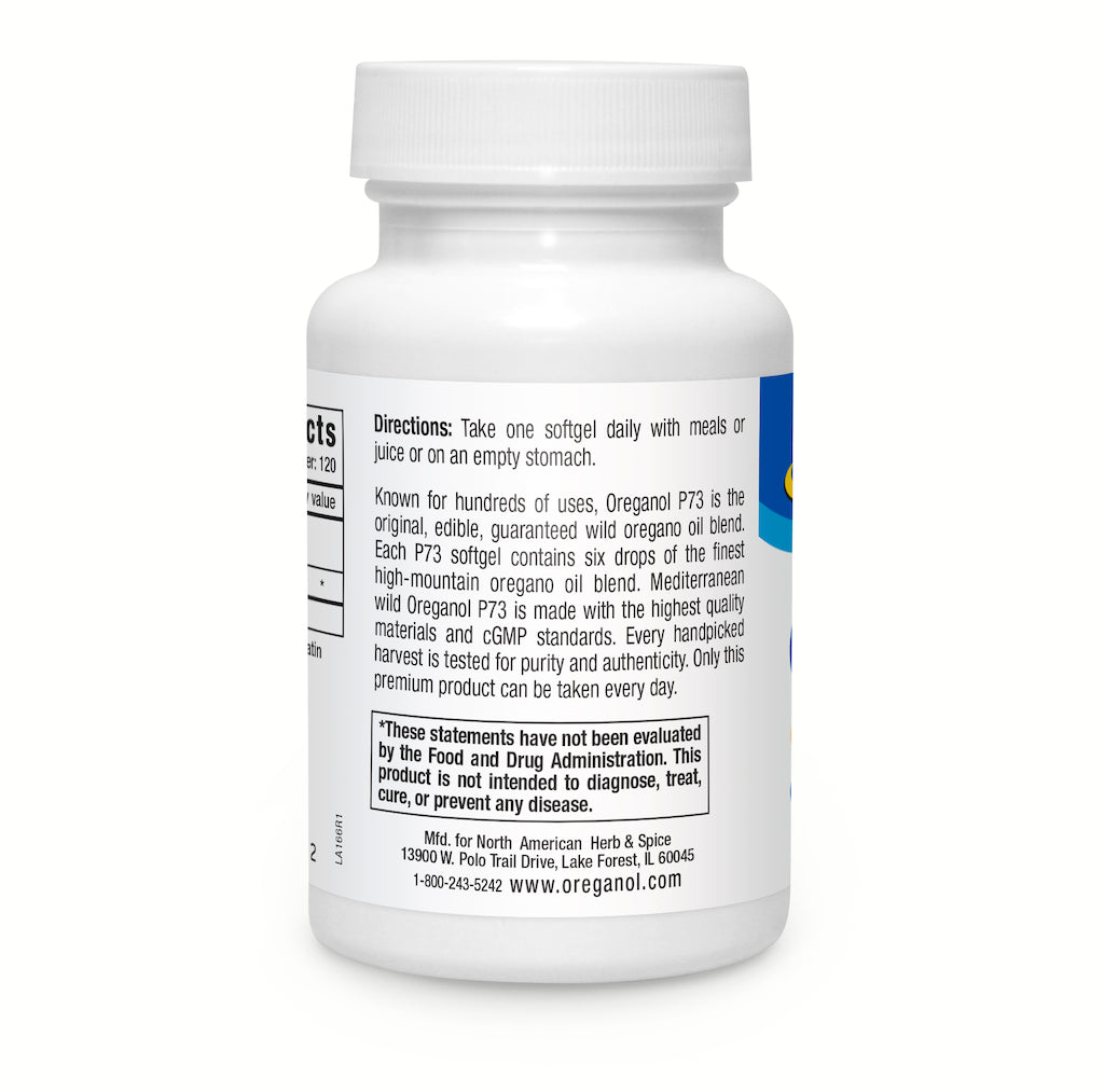 Oreganol P73 Gelcaps - Oregano essential oil in vegan capsules